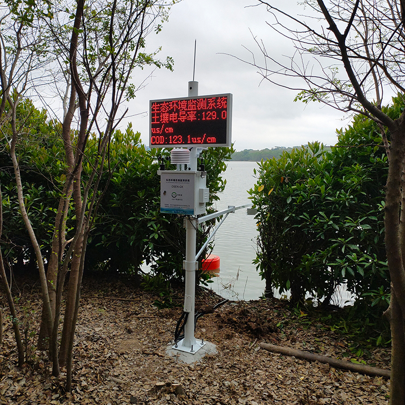 廣東深圳華僑城國(guó)家濕地公園自然生態(tài)環(huán)境監(jiān)測(cè)系統(tǒng)安裝完成